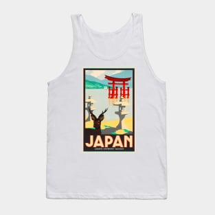 Japan Vintage Travel Poster 1935 Tank Top